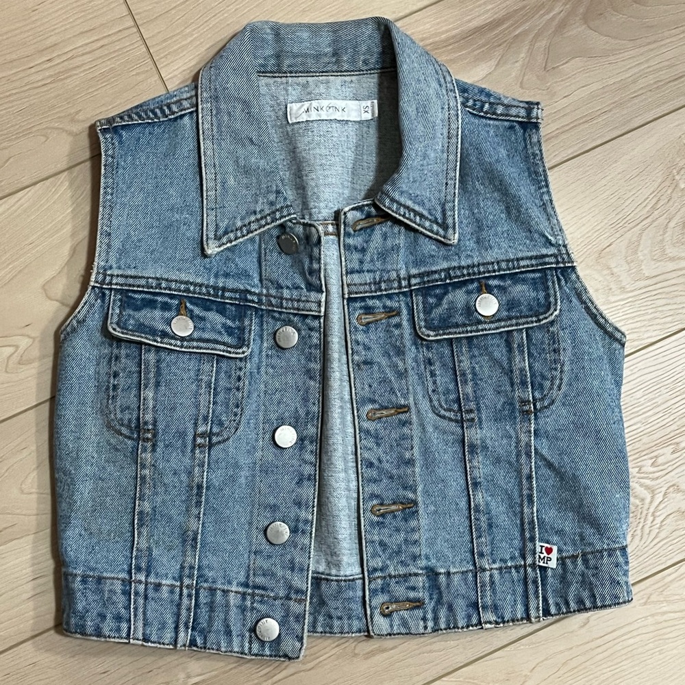 MINKPINK jean vest